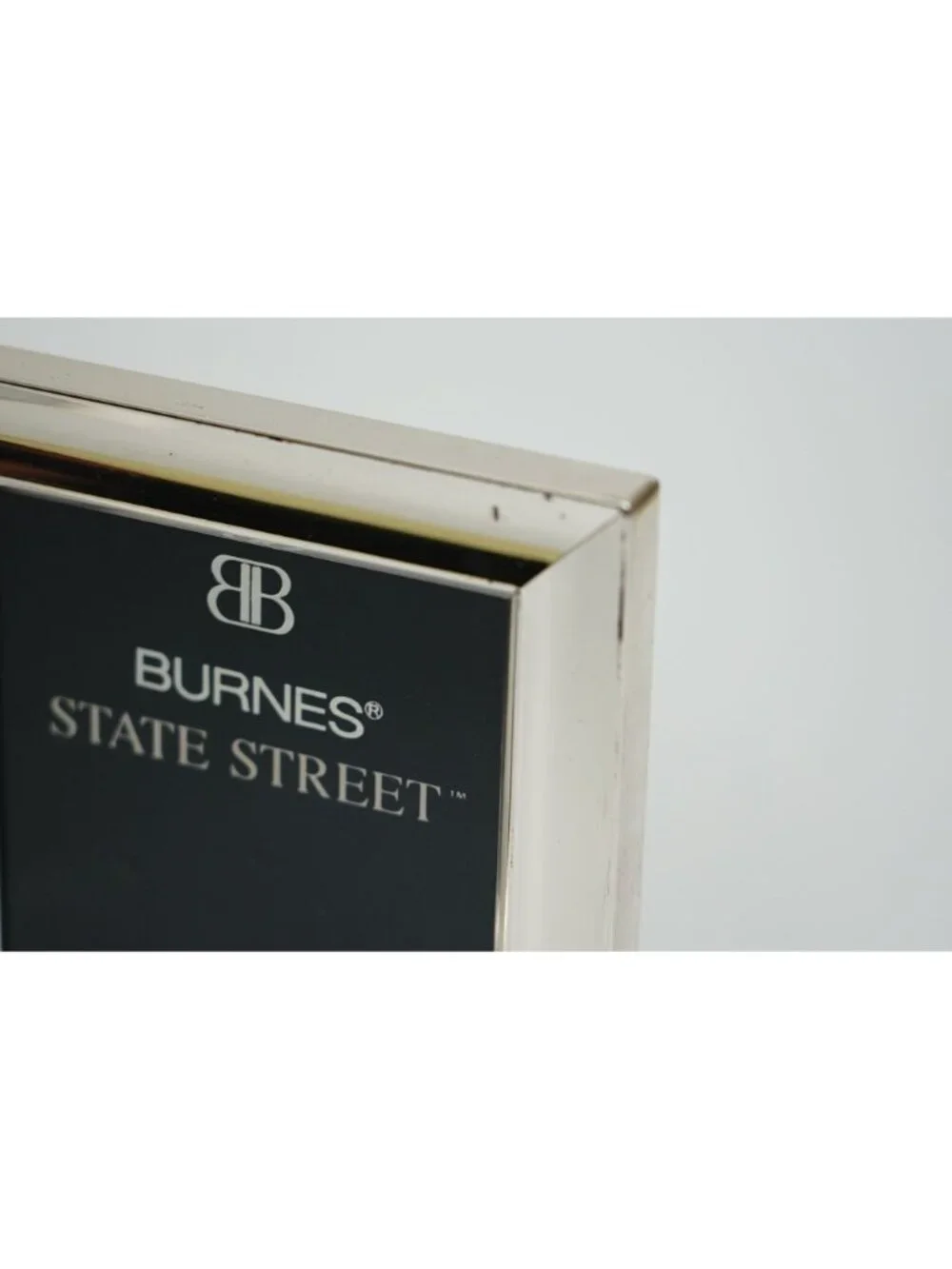 Burnes State Street Double Frame Silverplate Folding for Two 3x5s